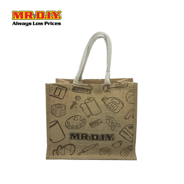 (MR.DIY) A4 Jute Bag (31.6 x 36 cm)