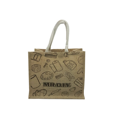 (MR.DIY) A4 Jute Bag (31.6 x 36 cm)