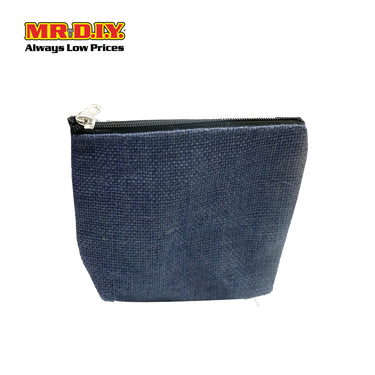 (MR.DIY) Laminated Jute Pouch (14 x 14 cm)