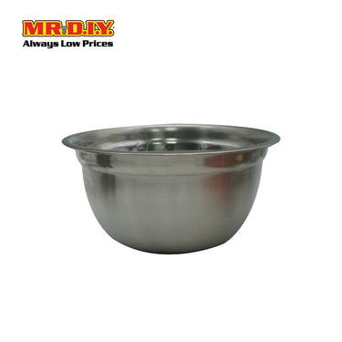 (MR.DIY) Stainless Steel German Bowl Salad Fruit Basin (18cm)