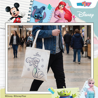 DISNEY Princess Cotton Tote Bag (L38cm x 32cm)