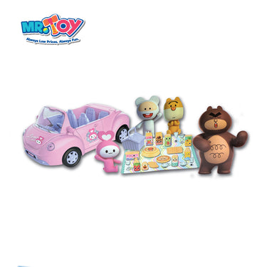 Toys Kid Picnic Car & Holiday Travel Jet Playset