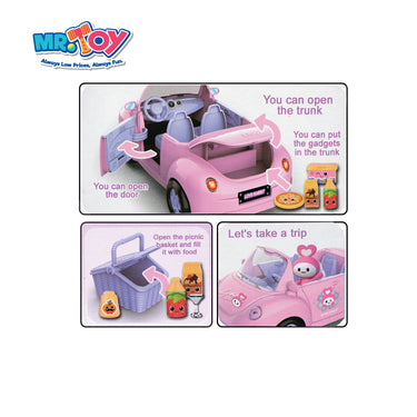 Toys Kid Picnic Car & Holiday Travel Jet Playset