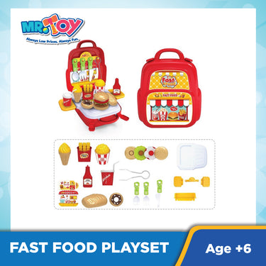 Fast Food Bag Playset