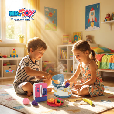 (MR.TOY) Kitchen Helper Playset With Doll