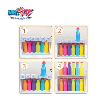 (MR.TOY) Match Bottle Color Game