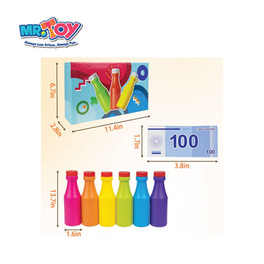 (MR.TOY) Match Bottle Color Game