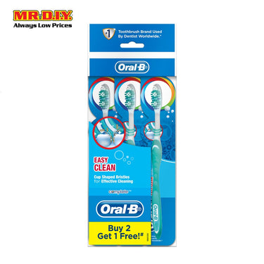 Oral-B Complete Easy Clean (Soft) Manual Toothbrush Buy 2 Get 1 Free - PolyBag