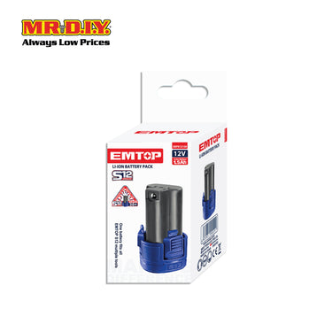 EMTOP Lithium-Ion Battery Pack 1.5Ah EBPK12150