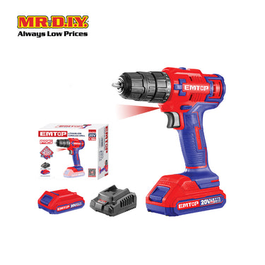 EMTOP Lithium-Ion Cordless Drill ECDL620012-3