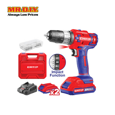 [PRE-ORDER] EMTOP Lithium-Ion Impact Drill ECIDL620012-3