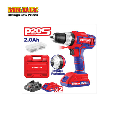 [PRE-ORDER] EMTOP Lithium-Ion impact drill 55Nm - ECIDL72003-3