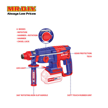 EMTOP Lithium-Ion rotary hammer  - ELRH20228