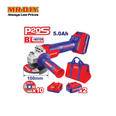 [PRE-ORDER] EMTOP Lithium-Ion angle grinder 100mm - ELAG2010082
