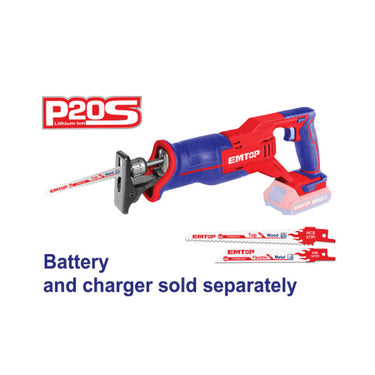 EMTOP Lithium-Ion Reciprocating Saw ELRS201152