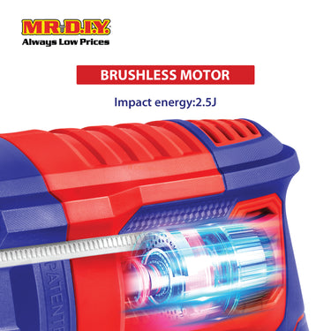 EMTOP Lithium-Ion Rotary Hammer ELRH202286-3