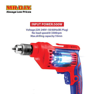 EMTOP Electric Drill EEDL501-3