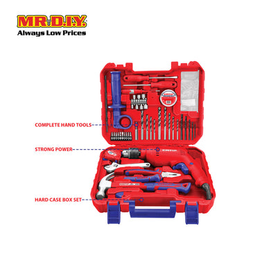 EMTOP 122 Pcs Tools Set EEDK12201-3