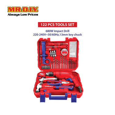 EMTOP 122 Pcs Tools Set EEDK12201-3