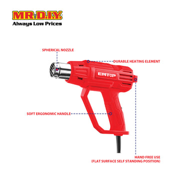 EMTOP Heat Gun EHGN20002-3