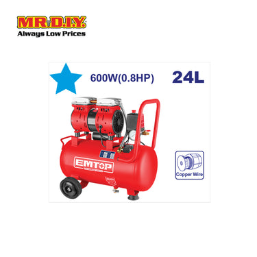 [PRE-ORDER] EMTOP Air compressor 24L - EACPS08242-3