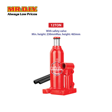 EMTOP Hydraulic bottle jack 12 Ton - EHJK11201