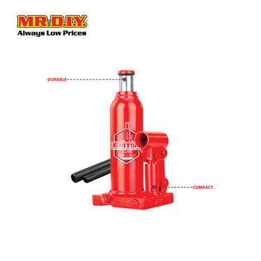 EMTOP Hydraulic bottle jack 12 Ton - EHJK11201
