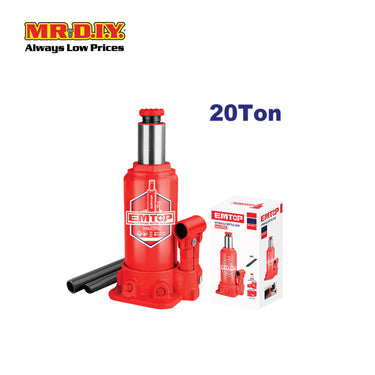 [PRE-ORDER] EMTOP Hydraulic bottle jack 20 Ton - EHJK12001