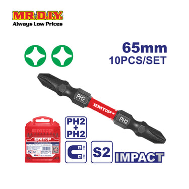 EMTOP Impact screwdriver bits  - ESBTMPH233