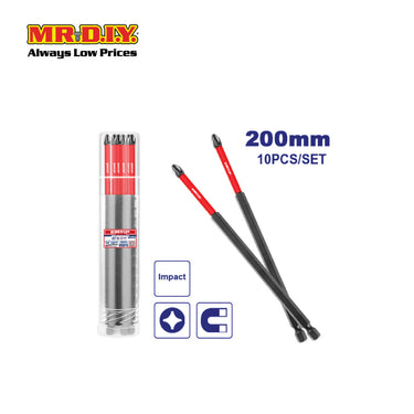 [PRE-ORDER] EMTOP Impact screwdriver bits 200mm - ESBTMPH283