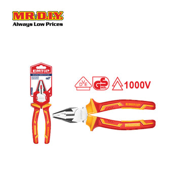 [PRE-ORDER] EMTOP Insulated combination pliers 7" - EPLRC0731