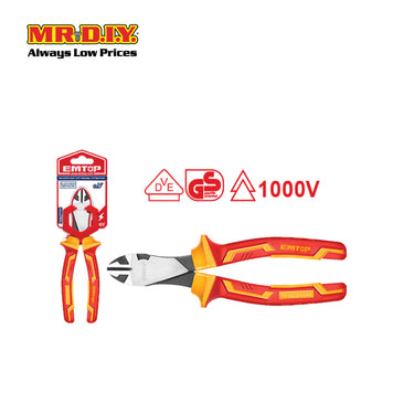 [PRE-ORDER] EMTOP Insulated heavy-duty diagonal cutting pliers 7" - EPLRHD0731