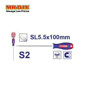 [PRE-ORDER] EMTOP Slotted screwdriver 5.5x100mm - ESDRSL5402