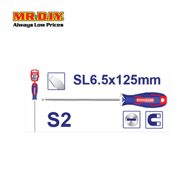 [PRE-ORDER] EMTOP Slotted screwdriver 6.5x125mm - ESDRSL6502