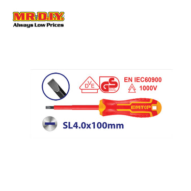 [PRE-ORDER] EMTOP Insulated screwdriver 4.0x100mm - ESDRJ4100