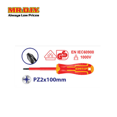 [PRE-ORDER] EMTOP Insulated screwdriver 2x100mm - ESDRJPH2100