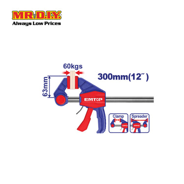 [PRE-ORDER] EMTOP Quick bar clamp 12" - ECLPQ60201