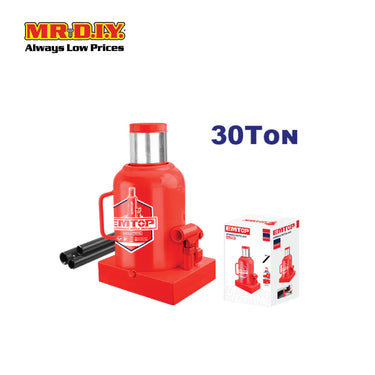[PRE-ORDER] EMTOP Hydraulic bottle jack 30 Ton - EHJK1301