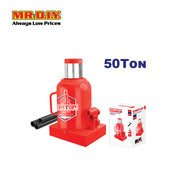 [PRE-ORDER] EMTOP Hydraulic bottle jack 50 Ton - EHJK1501