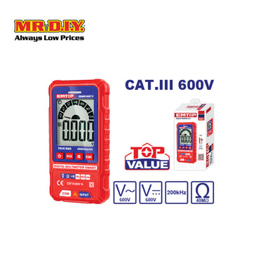 [PRE-ORDER] EMTOP Digital Multimeter 600V - EDMR160012