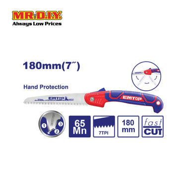 EMTOP Folding Saw - EHASF1801 (7"/18cm)