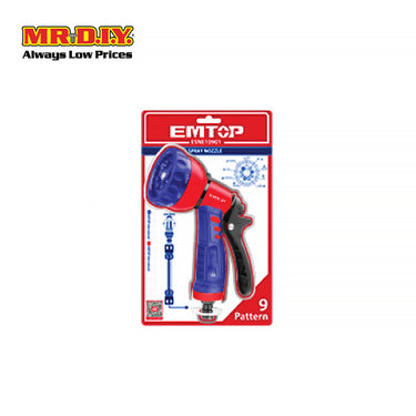 EMTOP Plastic Trigger Nozzle 9-Way - ESNE10901