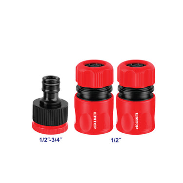 EMTOP 3-Piece Hose Quick Connectors Set - EQCS11231 (3pcs)
