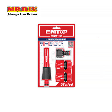 EMTOP 5-Piece Twist Nozzle Set - ESNE11251
