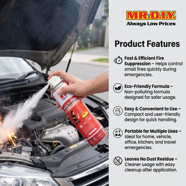FLYERS Multi Fire Extinguisher (600ml)