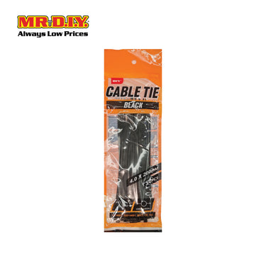 MR.DIY Black Cable Tie 4.0 x 200mm 50 pcs