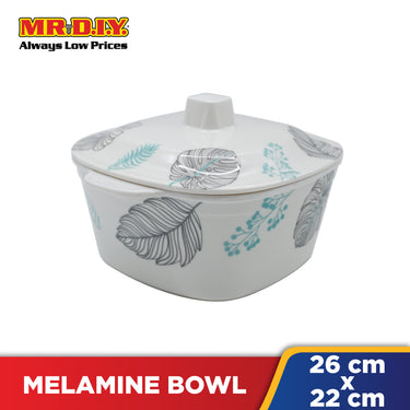 (MR.DIY) Square Lid Melamine Bowl (26cm)