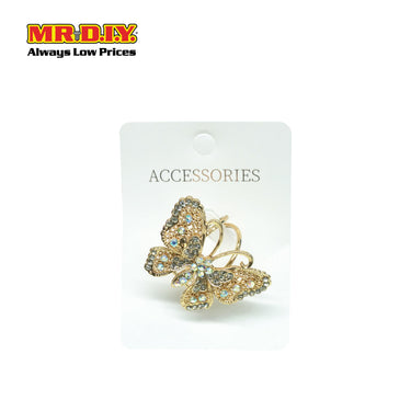 (MR.DIY) Scarf Buckle Flower With Pearl