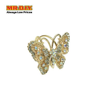 (MR.DIY) Scarf Buckle Flower With Pearl