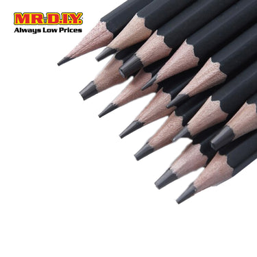 (MR.DIY) LITTLE TREE 2B Graphite Pencil Set [2.5mm] (12pcs)